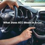 ¿Qué significa el ACC en un coche?