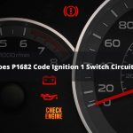 ¿Qué significa el código P1682 Circuito del interruptor de encendido 1 2?