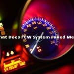 ¿Qué significa que el sistema FCW ha fallado?