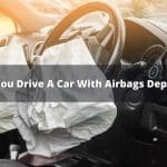 ¿Se puede conducir un coche con los airbags desplegados?