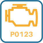 Chevy Silverado P0123: Circuito TPS 